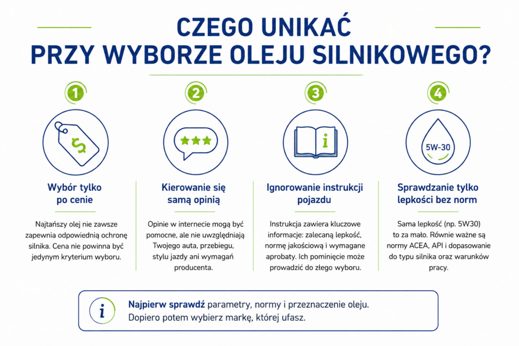 ceniona marka olejów silnikowych jak dobrać
